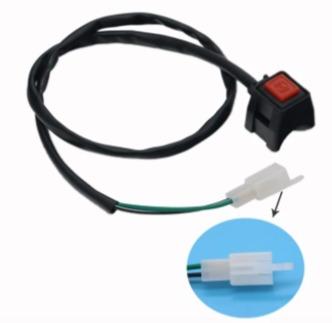SWITCH KILL RED BUTTON YAMAHA, with Block Connector