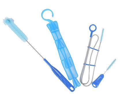 4pcsHydration Bladder Cleaning Kit, Tube and Bladder Brushes + Drying Rack