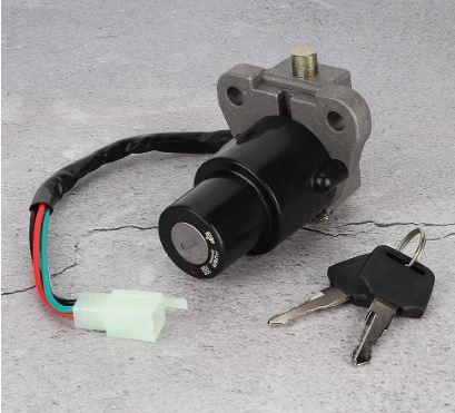 Ignition Switch KAWASAKI KLR650A 87-07, BARREL & 2 KEYS