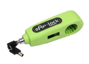HANDLEBAR GRIP BRAKE LEVER LOCK (GREEN)