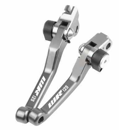 FLEXI CLUTCH & BRAKE LEVER CNC BILLET, HUSQ CR WR 125-300 2013, Foldable