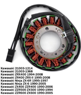 STATOR COIL KAWASAKI ZX-6R 95-97, ZZR600 90-01