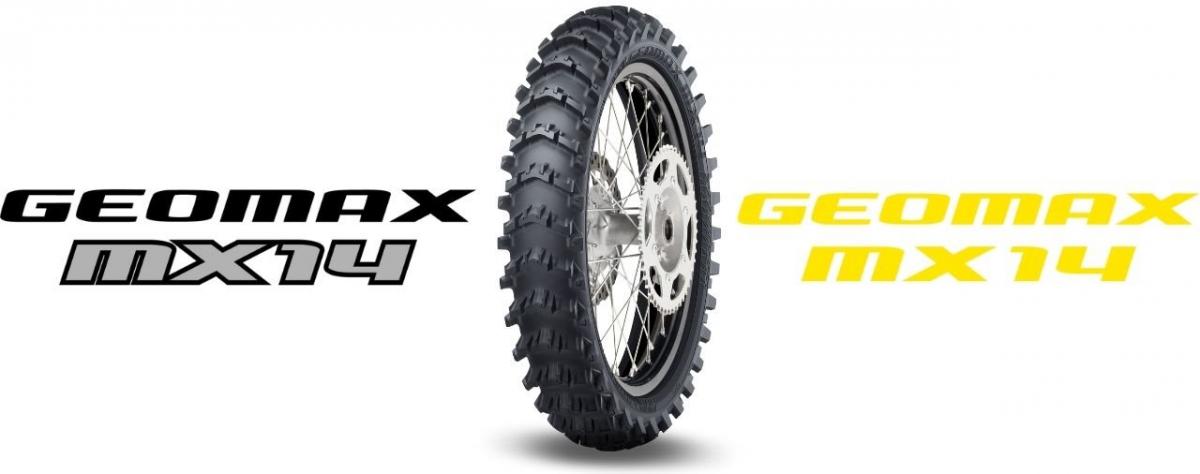 DUNLOP 90/100-16 51M GEOMAX MX14, TUBED TYRE