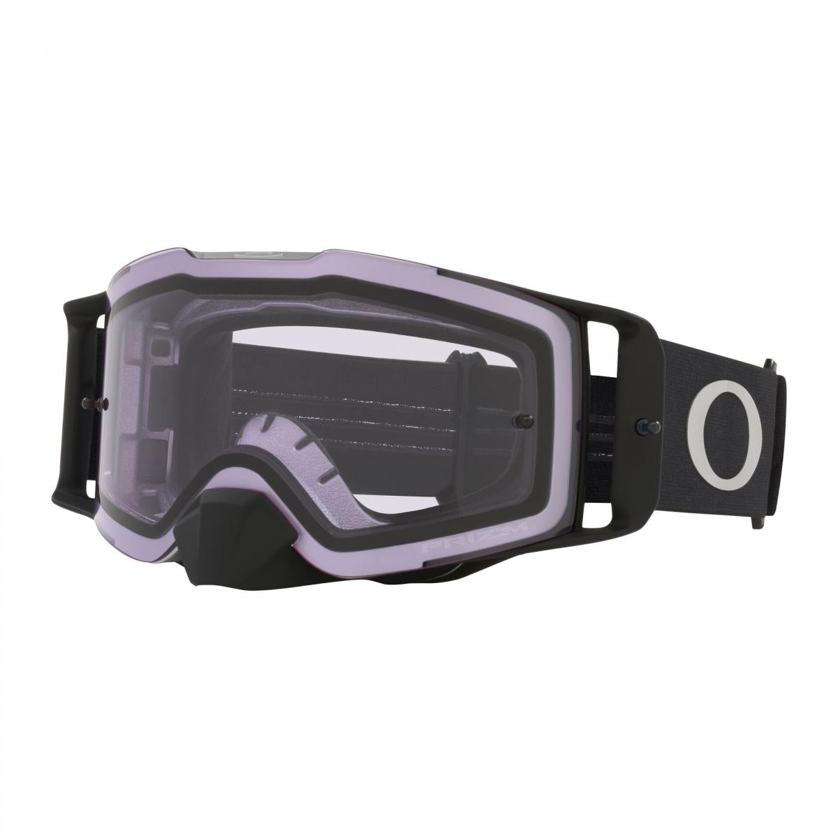 OAKLEY FRONT LINE MX TUFF BLOCKS BLACK/GUNMETAL, PRIZM LOW LIGHT LENS OO7087-74
