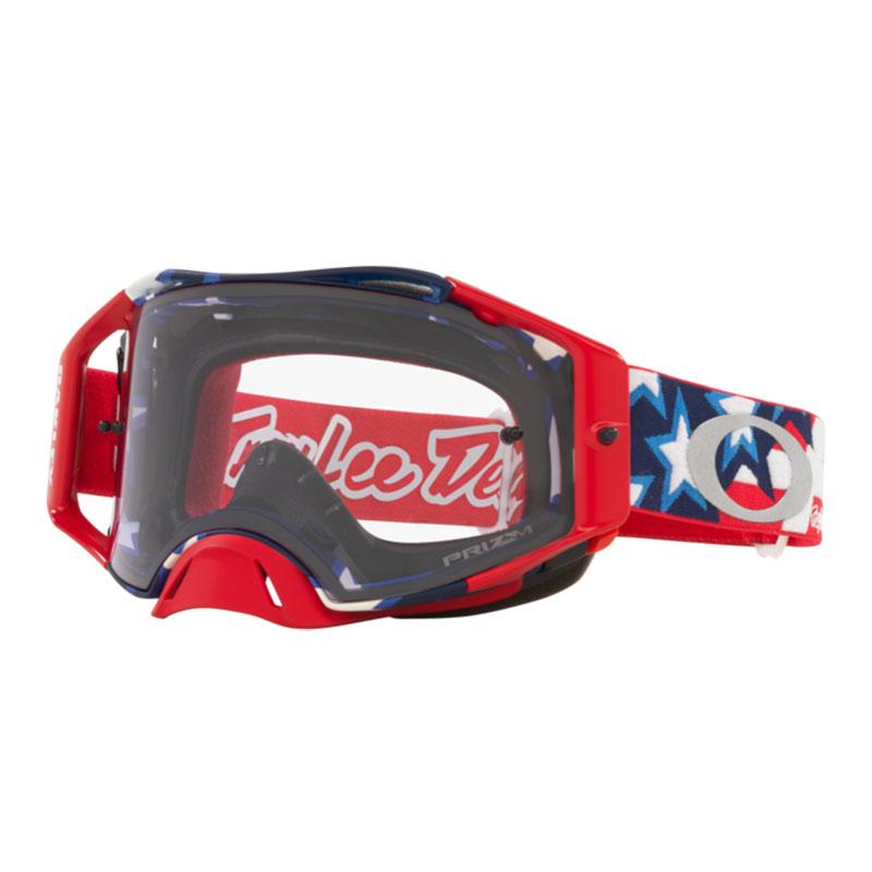 OAKLEY AIRBRAKE TLD MX RED BANNER, RED BANNER, OO7046-D0, PRIZM LOW LIGHT LENS