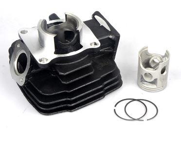 CYLINDER & PISTON YAMAHA DT125 A/C 4 STUD HEAD 56mm BORE