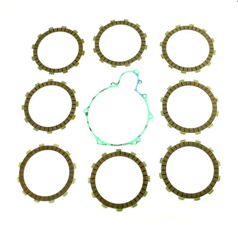 CLUTCH FRICTION PLATE SET YAMAHA YZ250 93-98, ATHENA P40230075, WITH GASKET