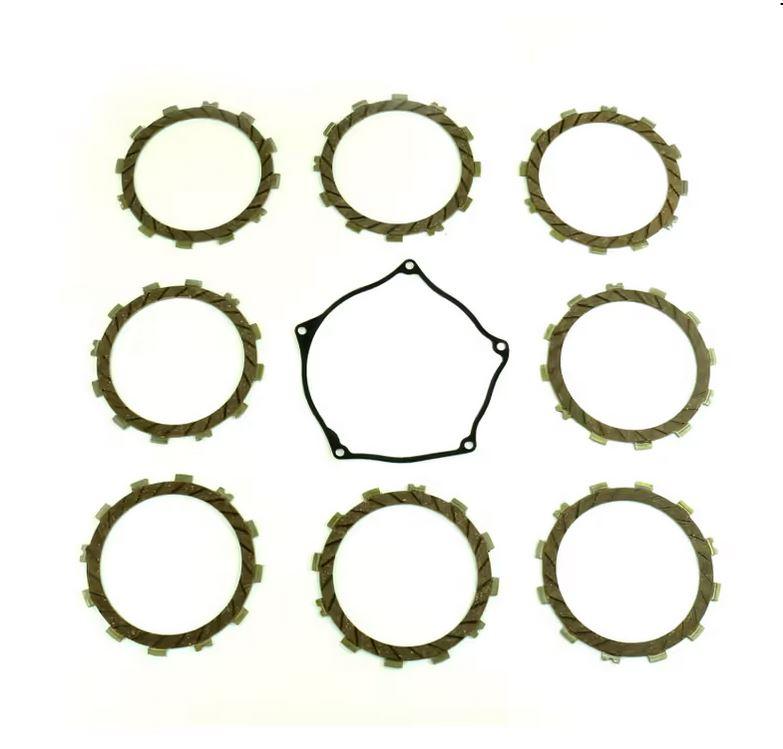 CLUTCH FRICTION PLATE SET KAWA KX250F 09-16, ATHENA P40230080, WITH GASKET