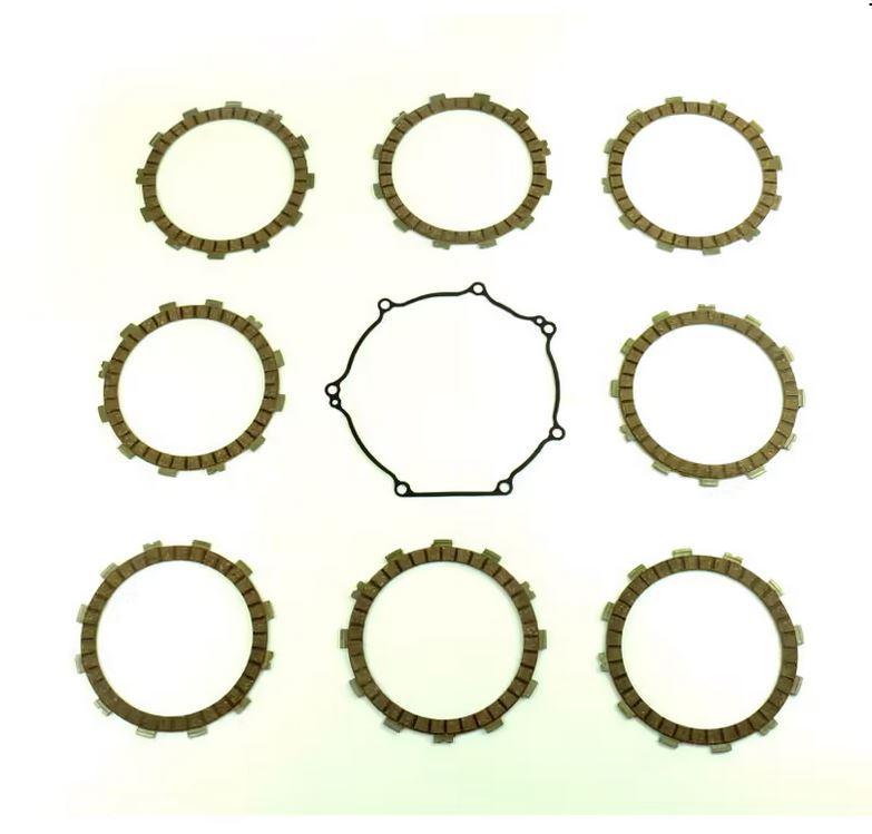 CLUTCH FRICTION PLATE SET KAWA KX450F 06-15, ATHENA P40230095, WITH GASKET