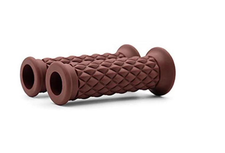 GRIP SET CLASSIC CAFE RACER RETRO, BROWN