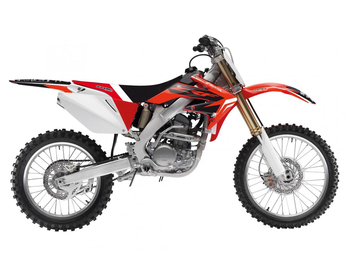 HONDA CRF250R 2004-2009 DREAM 4 DECAL KIT, BLACKBIRD