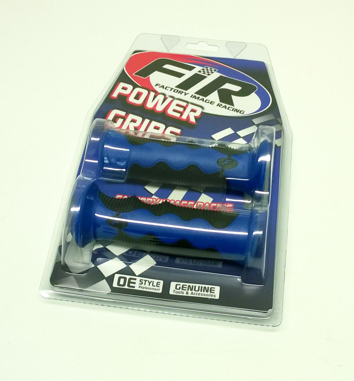 GRIP SET BLACK/BLUE 22/25mm
