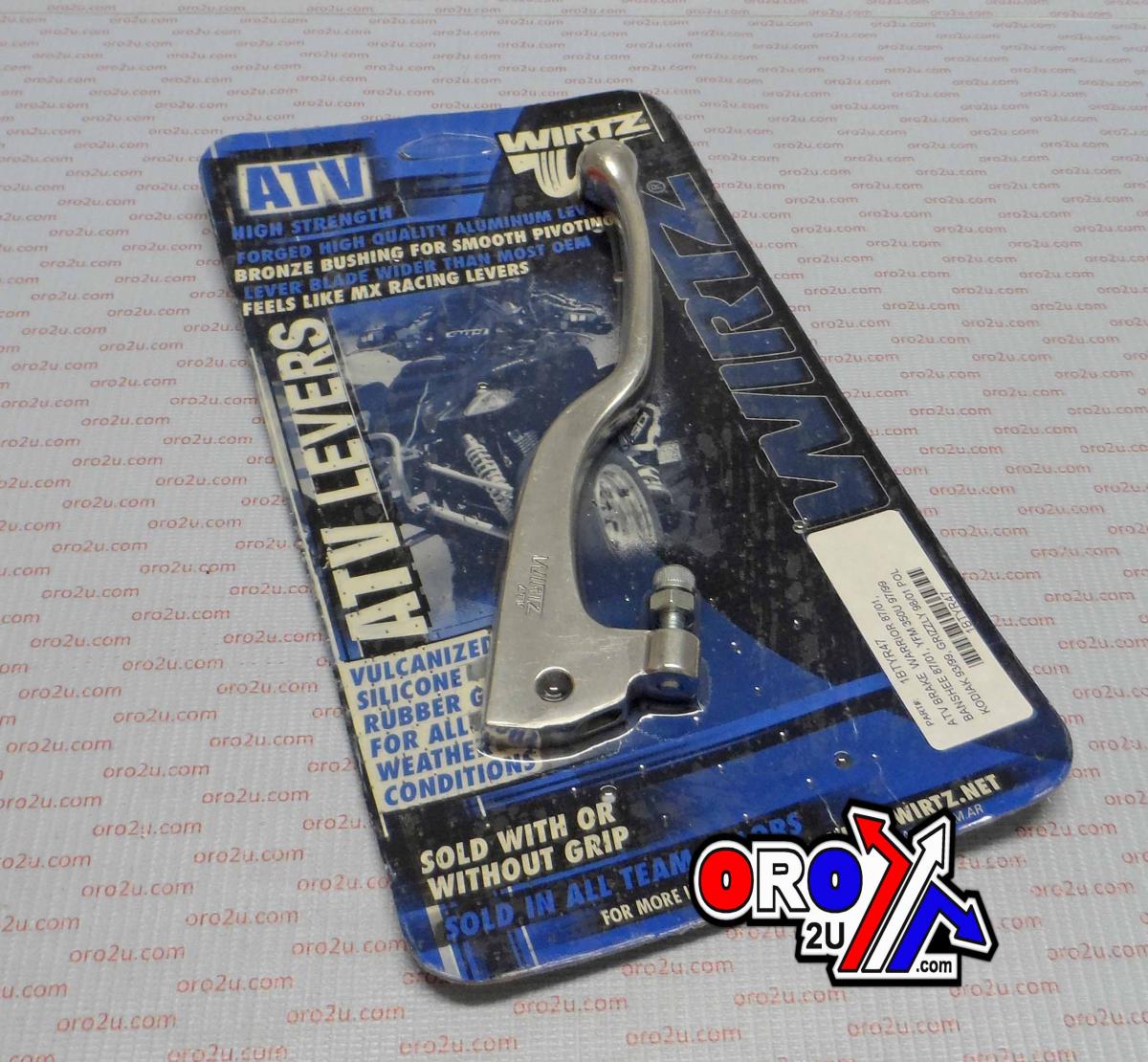 WIRTZ FORGED LEVER BLADE YFZ350 91-02, YFM600 98-01, 400 KODIAK 93-99
