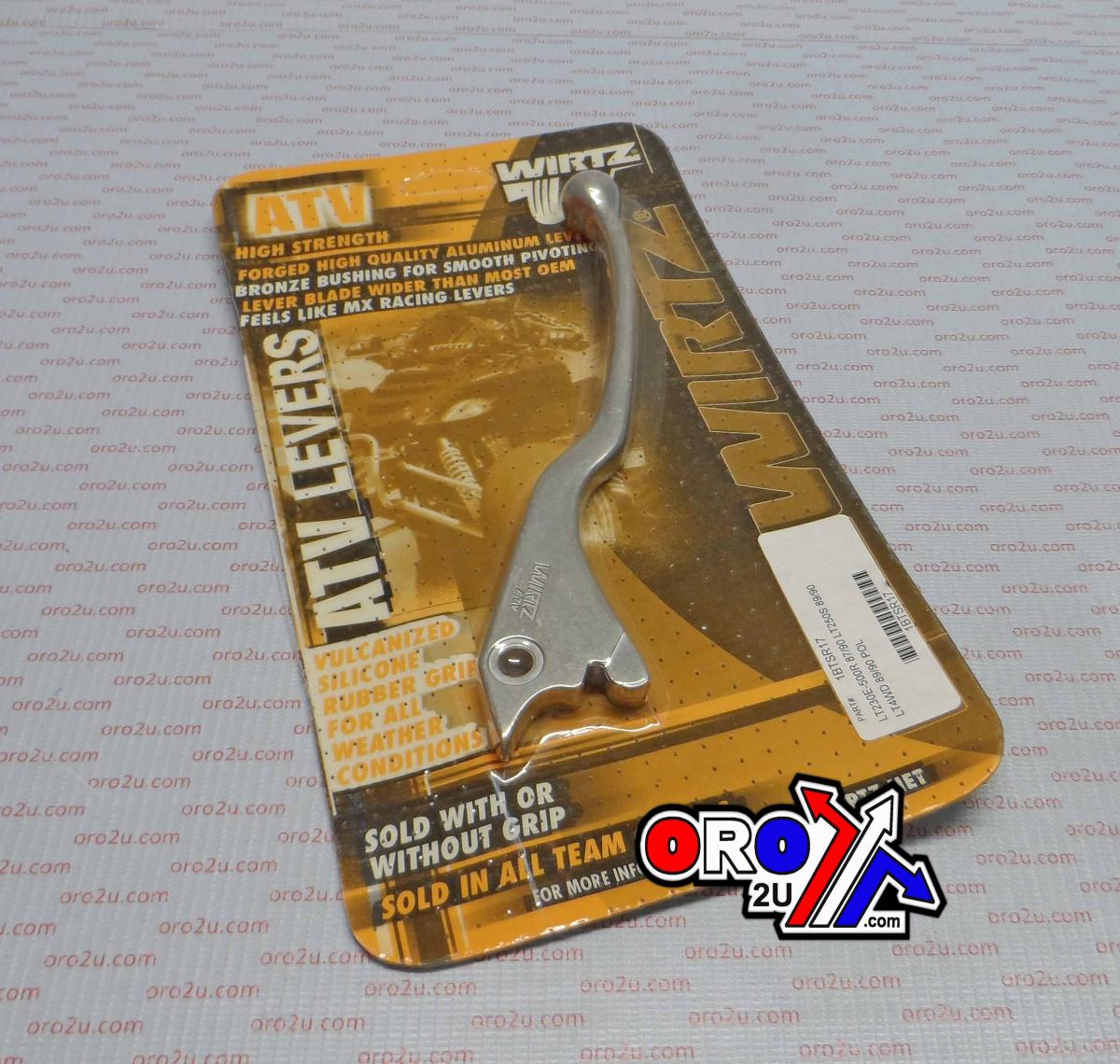WIRTZ FORGED LEVER BLADE SILVER LS650 86-89, VS750 86-89, VS1400 87-90