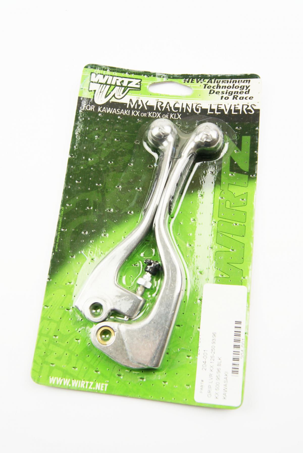 WIRTZ PRO GRIP LEVER SET KAWASAKI KX125/250/500 93-96