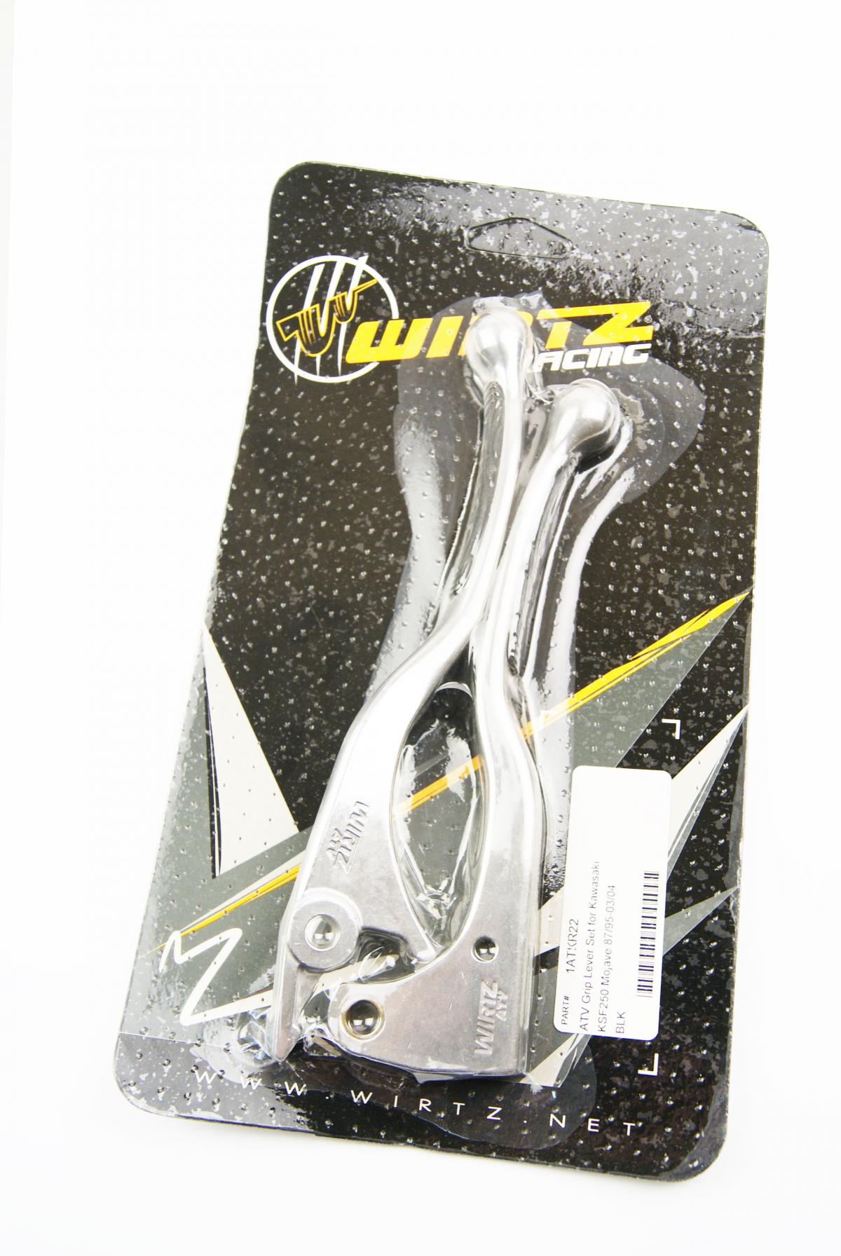 WIRTZ LEVER SET, GRIP BLK, KSF250 87-04, KXF250 87-88