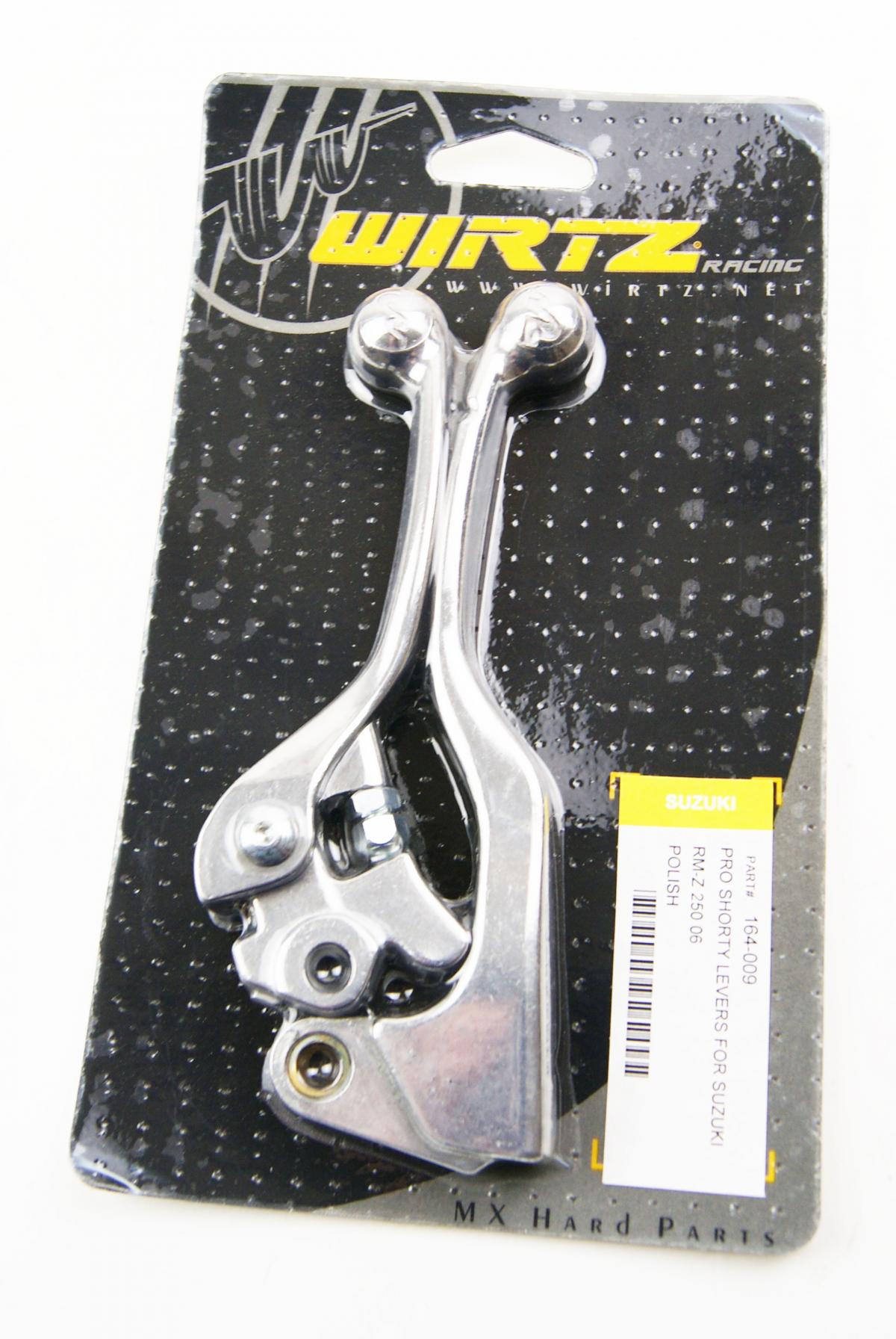 WIRTZ PRO SHORT LEVERS RM-Z250/450 05-22, YZ125-01-07, YZ250 02-08, YZ250F 01-06