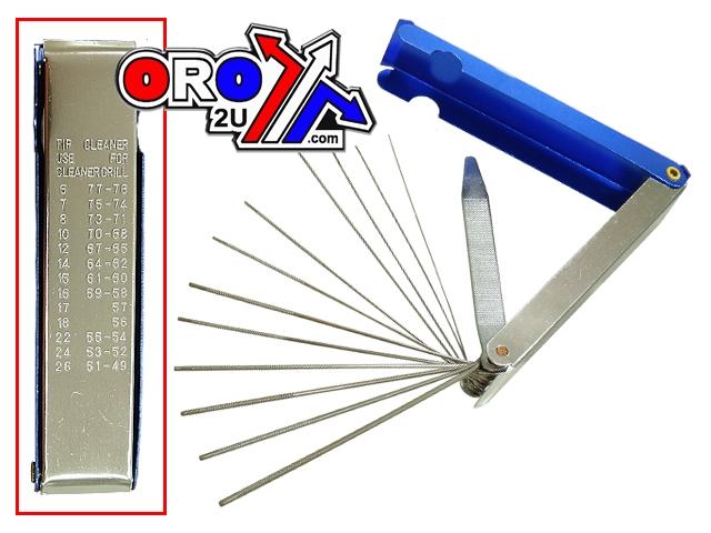 CLEANER WIRE CARB SET BLUE, 80MM WIRE LENGTH