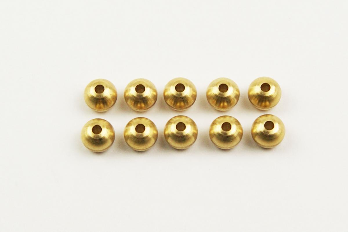 NIPPLE ROUND 5.5mm X Hole 1.5 PK10