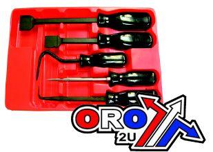 SCRAPER & PICK SET 5PCS