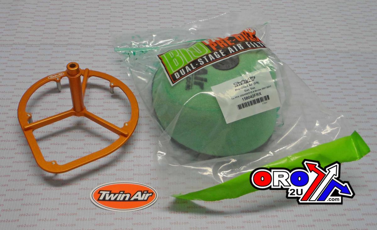 AIR FILTER KIT GASGAS 450 515 07-14, TWINAIR 158042C POWERFLOW