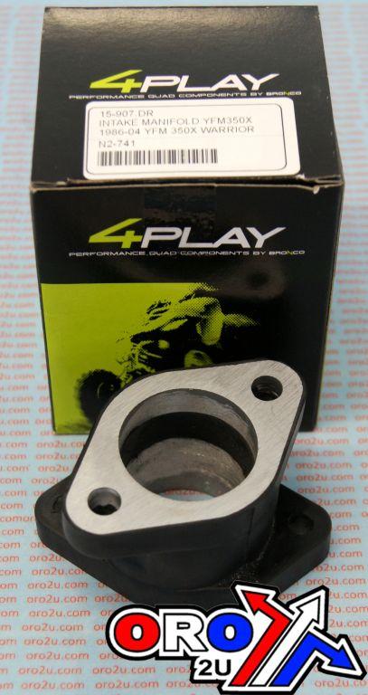 CARB INTAKE 1UY-13586-02, 86-04 YFM350X WARRIOR, 95 YFM 350FX WOLVERINE