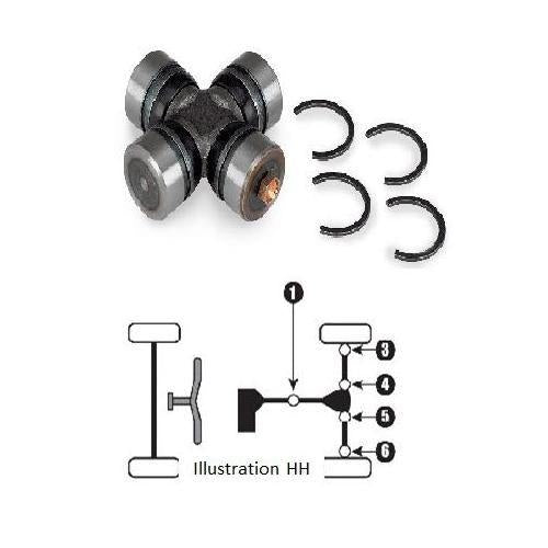 UNIVERSAL JOINT SUZUKI LT-F250 88-94, MOTO MASTER ATV402