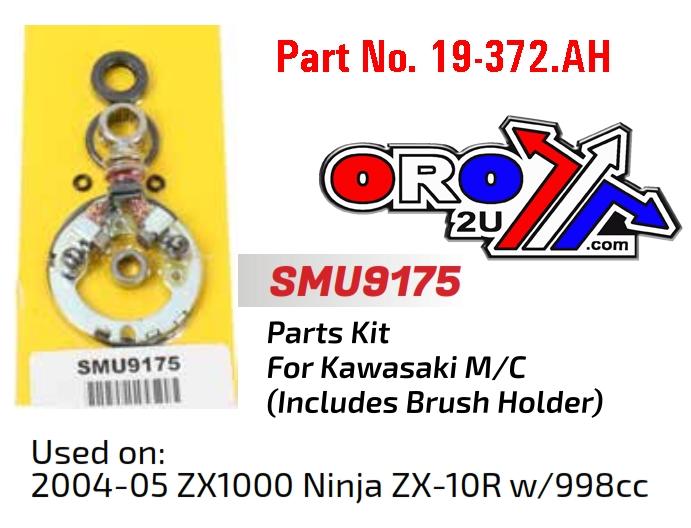 STARTER MOTOR REPAIR KIT, KAWASAKI ZX10R NINJA 04-05 SMU9175