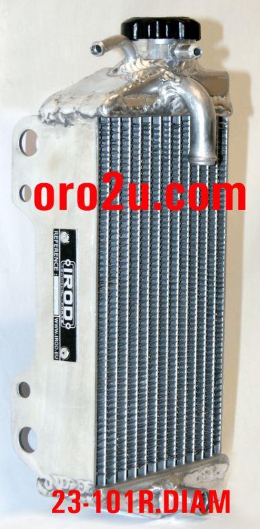 RADIATOR CRF450R 02-04 RIGHT IROD 008022 HONDA 19010-MEB-631, 19010-MEB-771