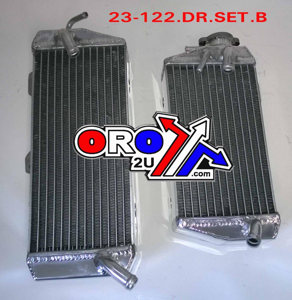 RADIATOR OVERSIZE, KAWASAKI KX-F 450 08 SET, KLX450 08-09, XD-10016