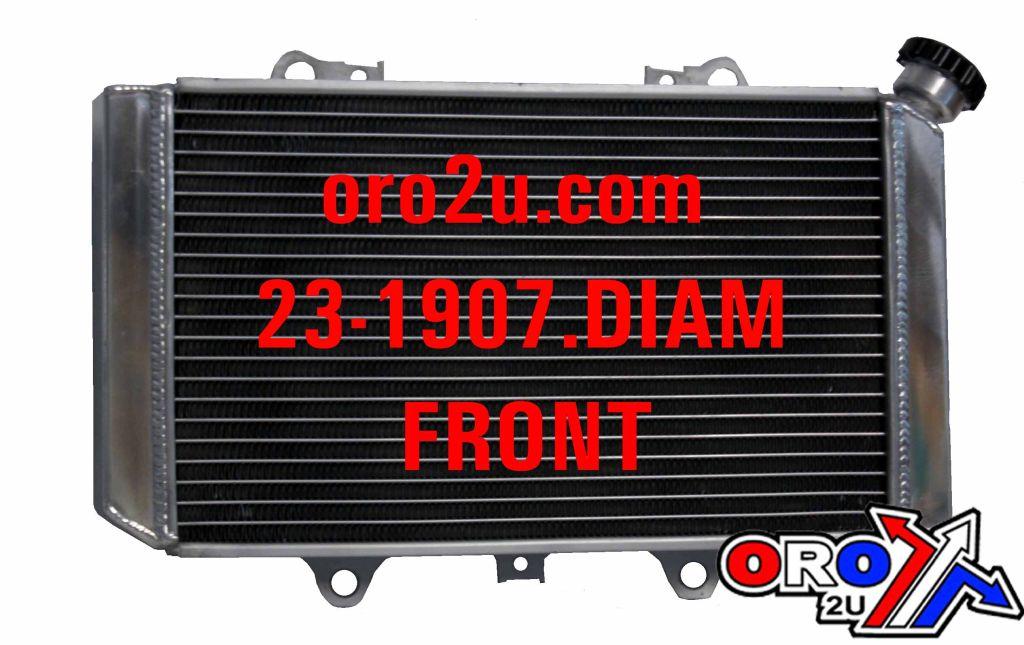 RADIATOR YAMAHA YFM660 GRIZZLY 02-08, 008518, 5KM-12461-00, 23-1907