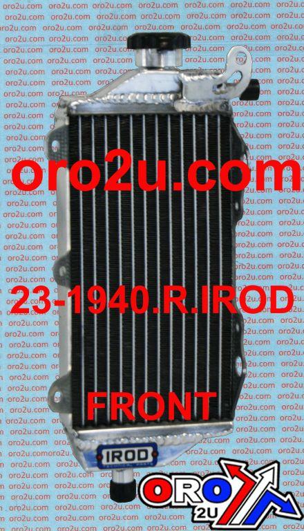 RADIATOR RH YZ-F250 14-18, YZ-F450 14-17, 008126 IROD, 1SL-12461-00 CAP SIDE
