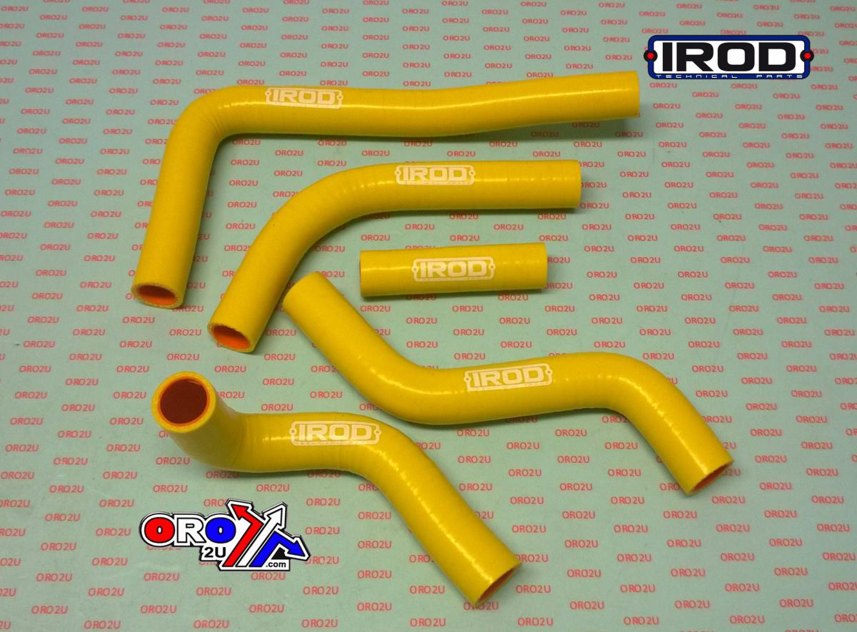 HOSE KIT/5 08-12 RMZ450 YELLOW SILICONE RADIATOR SUZUKI