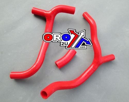 HOSE 09-12 CRF450 RED KIT/3 SILICONE RADIATOR Y SET