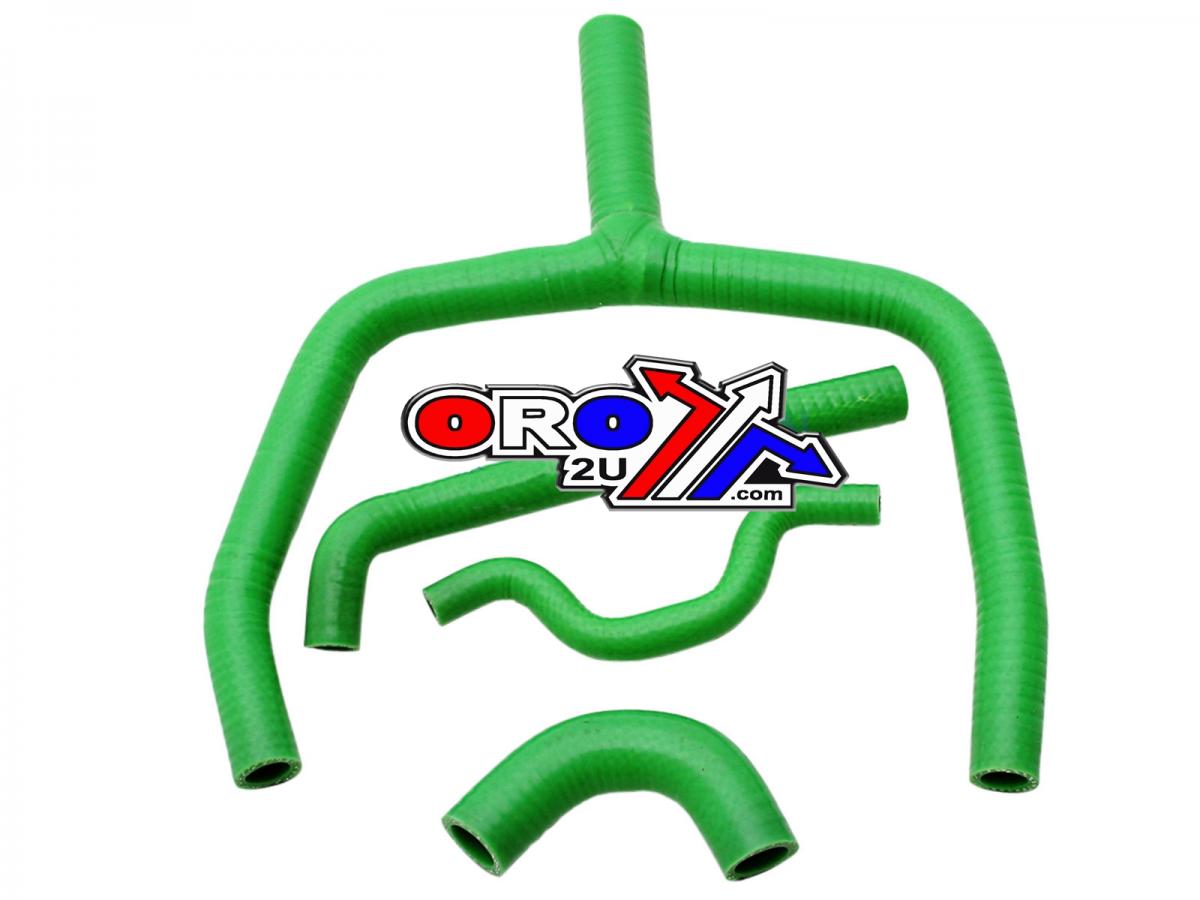 HOSE 09-14 KXF250 GREEN Y KIT4 SILICONE RADIATOR COOLING