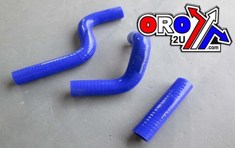 HOSE KIT-3 KAWASAKI KX85 100 98-13 BLUE, SILICONE RADIATOR