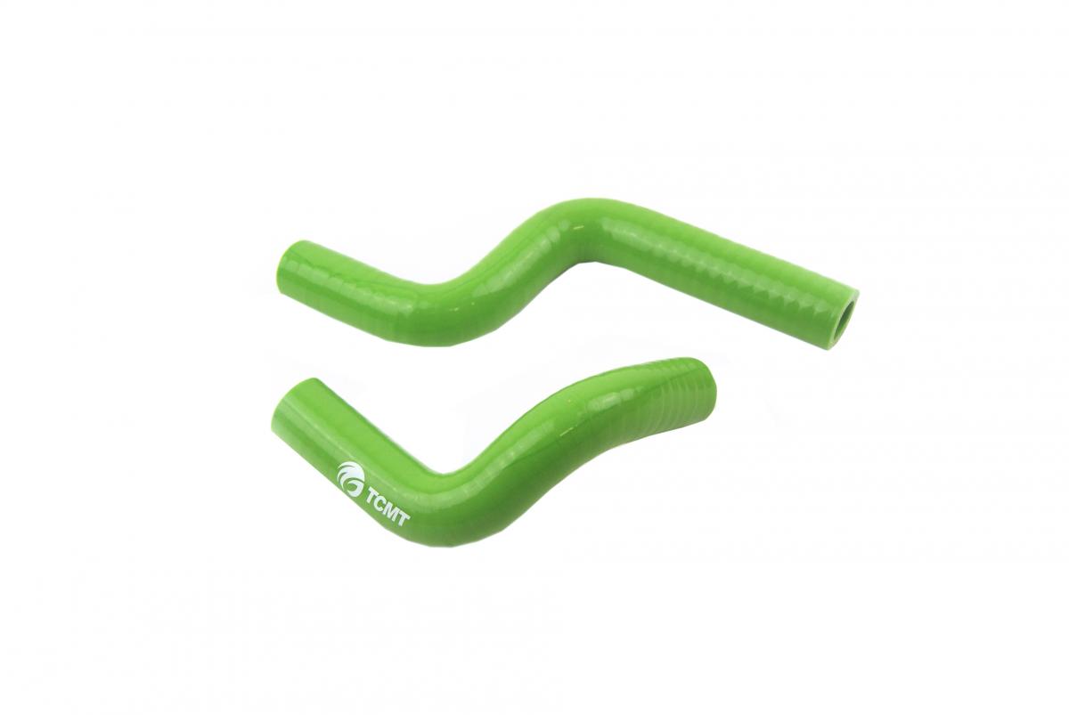 HOSE KIT-2 KAWASAKI KX85 100 98-13 GREEN, SILICONE RADIATOR