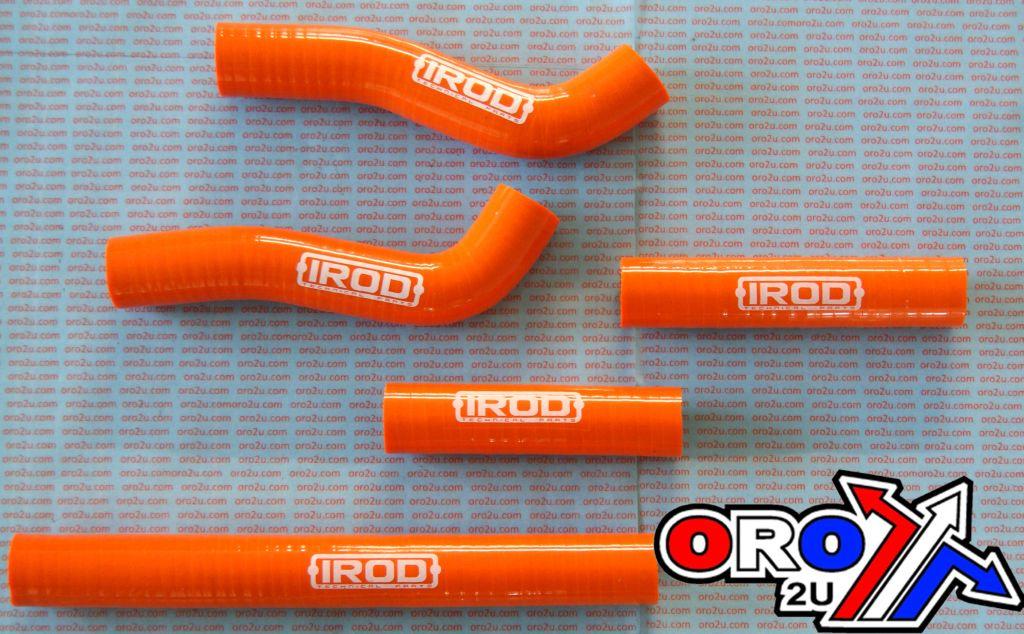 HOSE KIT KTM SX-F 250 06, SILICONE RADIATOR ORANGE, IROD 010039