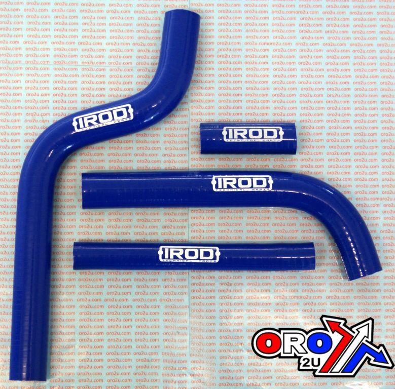 HOSE KIT/4 YAMAHA YZ125 96-01 BLUE, SILICONE RADIATOR, IROD 010045