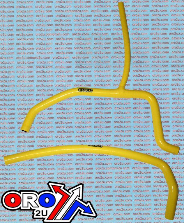HOSE KIT CAN-AM DS450 08-11 SILICONE RADIATOR YELLOW