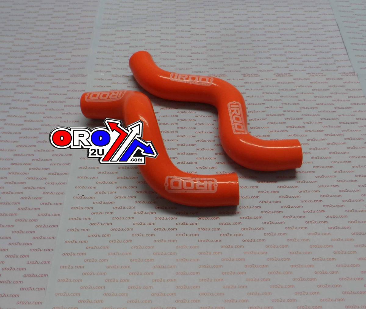 HOSE KIT KTM SX50 02-08, SILICONE RADIATOR ORANGE, IROD 010063
