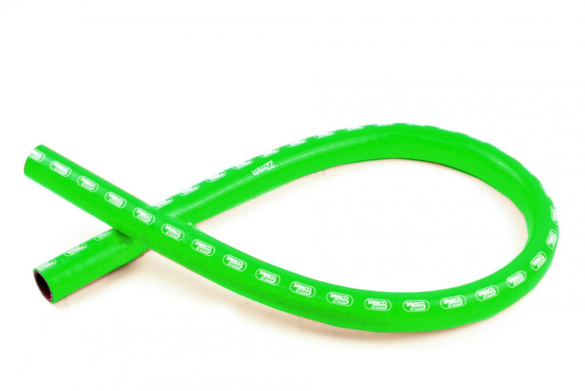 SILICONE HOSE 22MM 1 METER, GREEN, UNIVERSAL AIR, WATER, INTAKE
