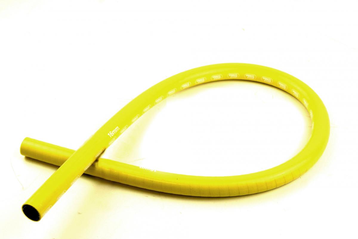 SILICONE HOSE 22MM 1 METER, YELLOW, UNIVERSAL AIR, WATER, INTAKE