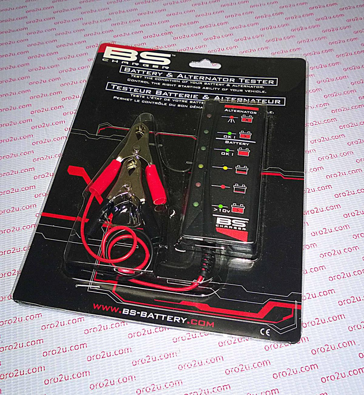 BATTERY & ALTERNATOR TESTER, ACCESSORY FOR 00-8107, BT02, 700512