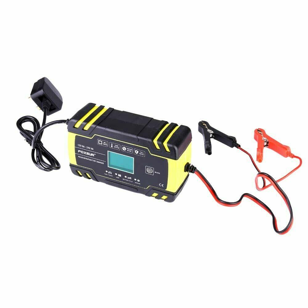 BATTERY CHARGER 12v & 24v 8Amp, !! 12V ONLY !! GEL CELL, CHARGER, HILKA 83650008