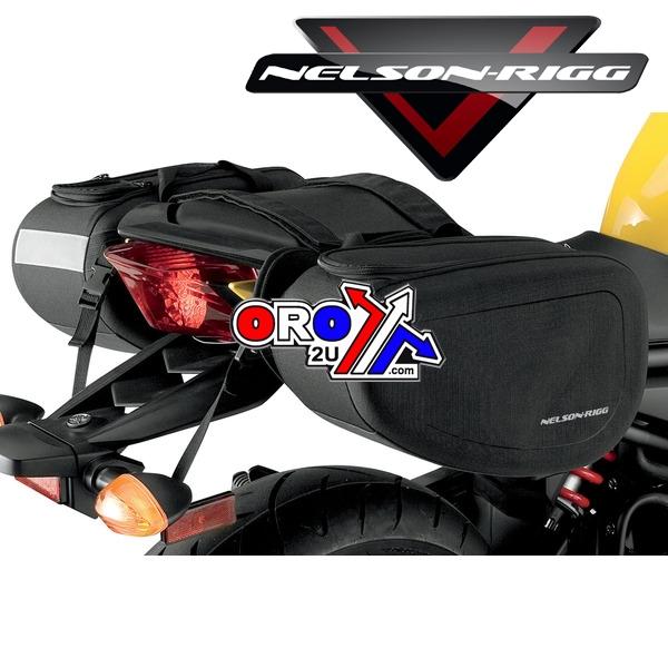SADDLEBAGS SPORT, NELSON-RIGG SPRT-40, L6.5xH13xD7.5in, Holds 10.79L per side