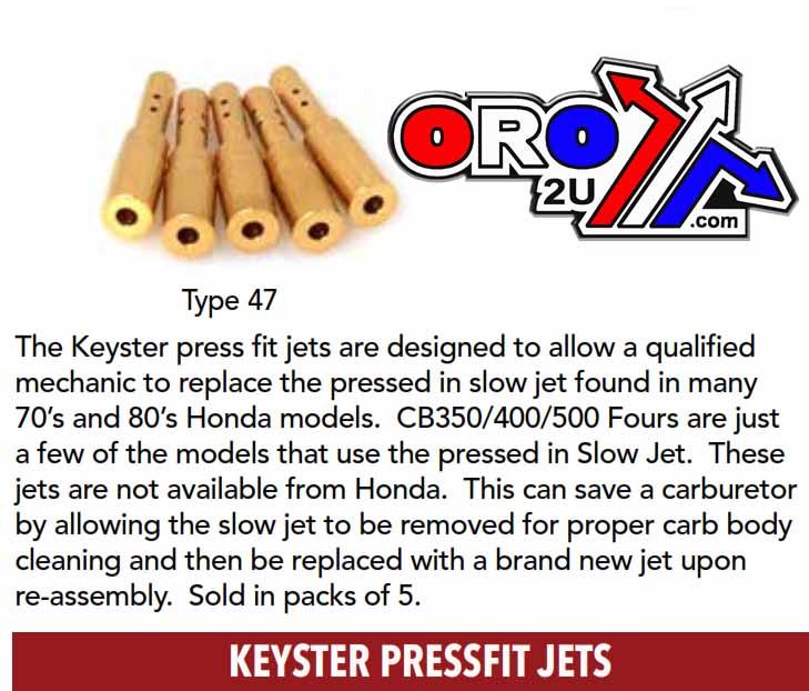 42 SLOW JET KEYSTER TYPE 47 18-5865