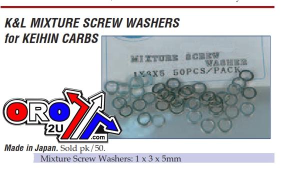 KEIHIN MIXTURE SCREW WASHER, TRADE-PACK 50 WASHERS