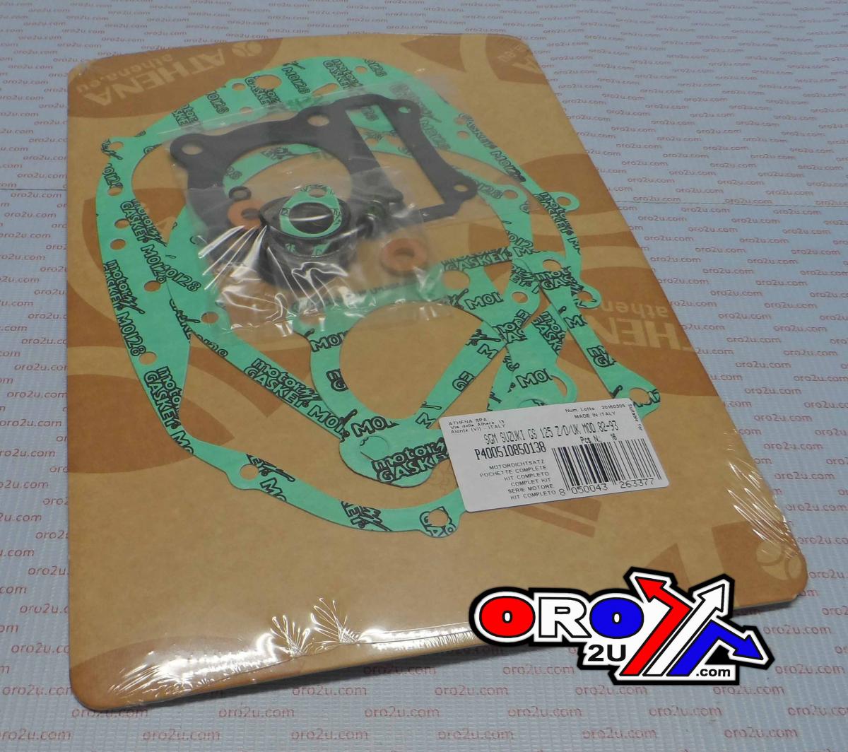 GASKET FULL SET SUZUKI DR125 82-88, GS125 82-95, SP125 82-88, ATHENA 16pcs