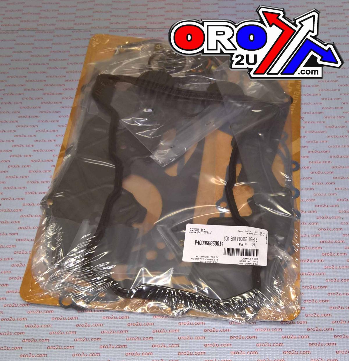 GASKET FULL SET BMW F650/700GS 07-18, F800R/S/ST 04-18, ATHENA P400068850014
